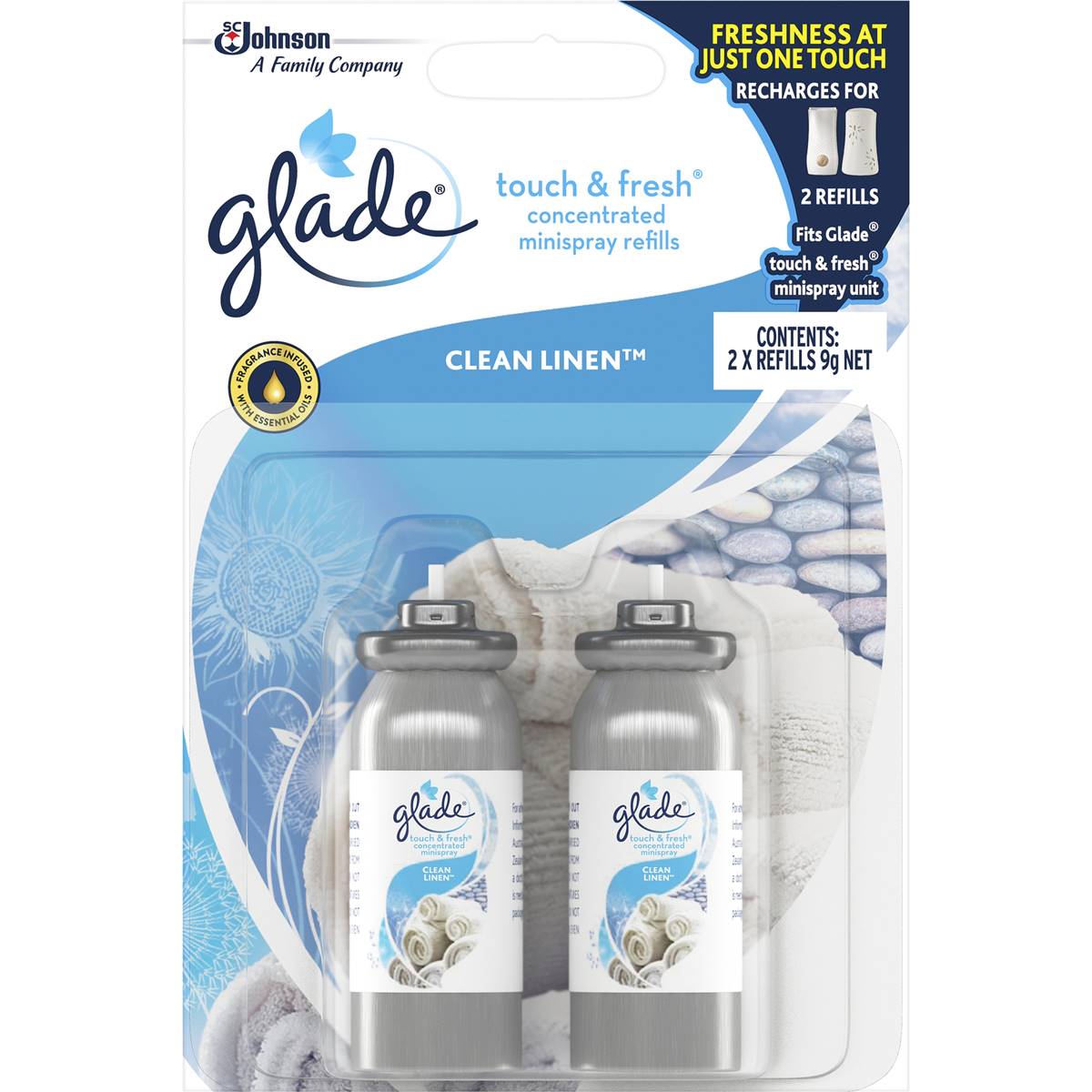 Glade Clean Linen Touch & Fresh Refill