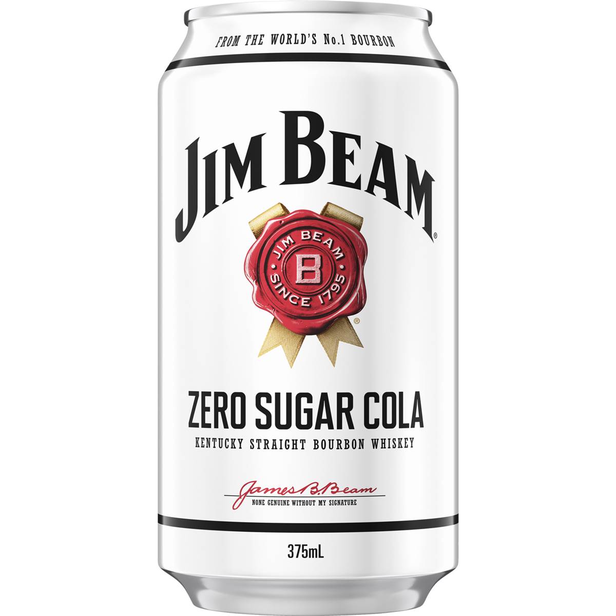 Jim Beam Bourbon & Zero Sugar Cola Can