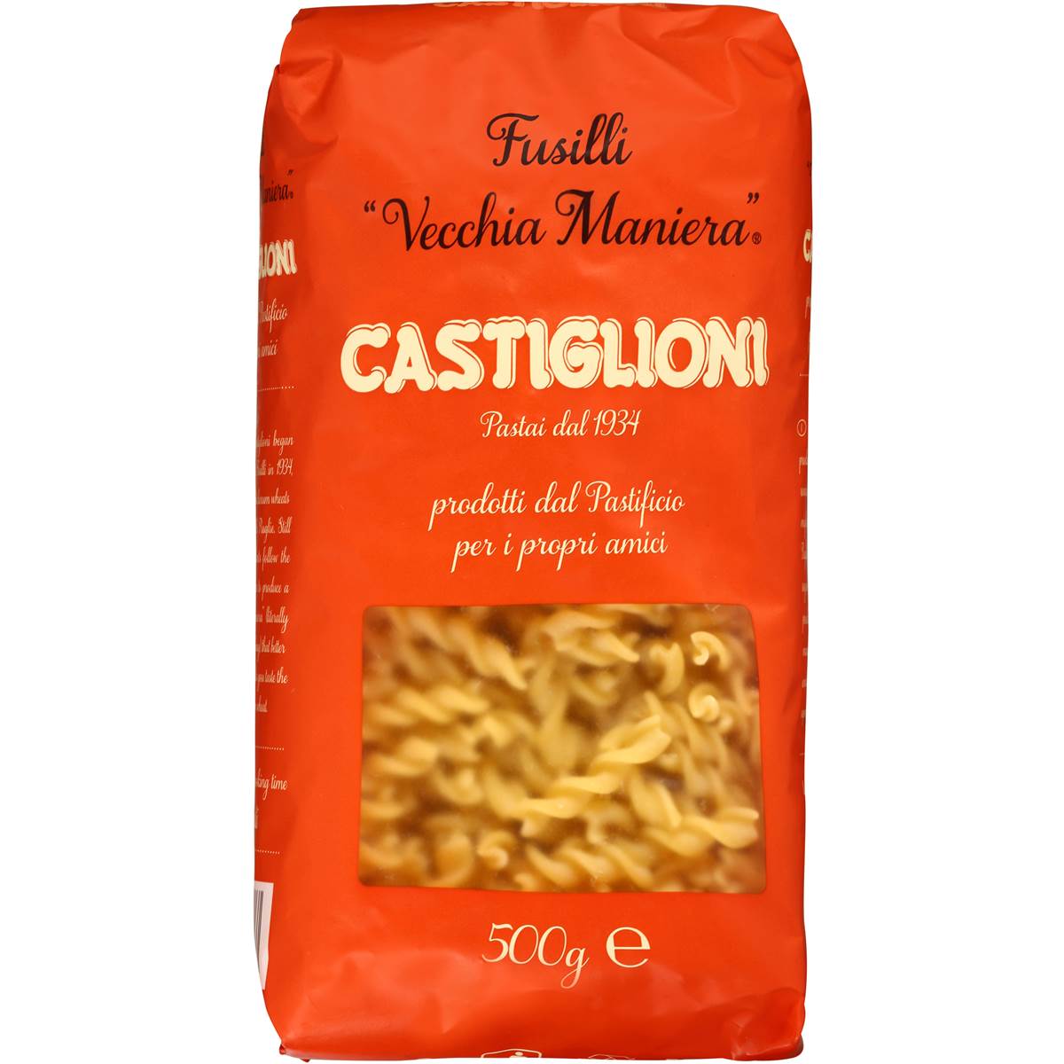 Castiglioni Fusilli Pasta 